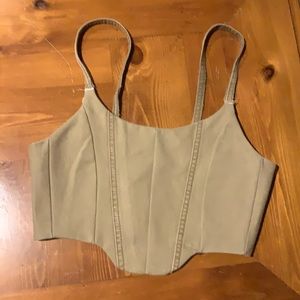 Double sided corset top